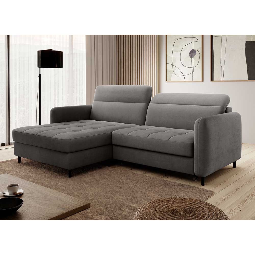 Ecksofa Sofa mit Schlaffunktion und Armlehnen günstig online kaufen