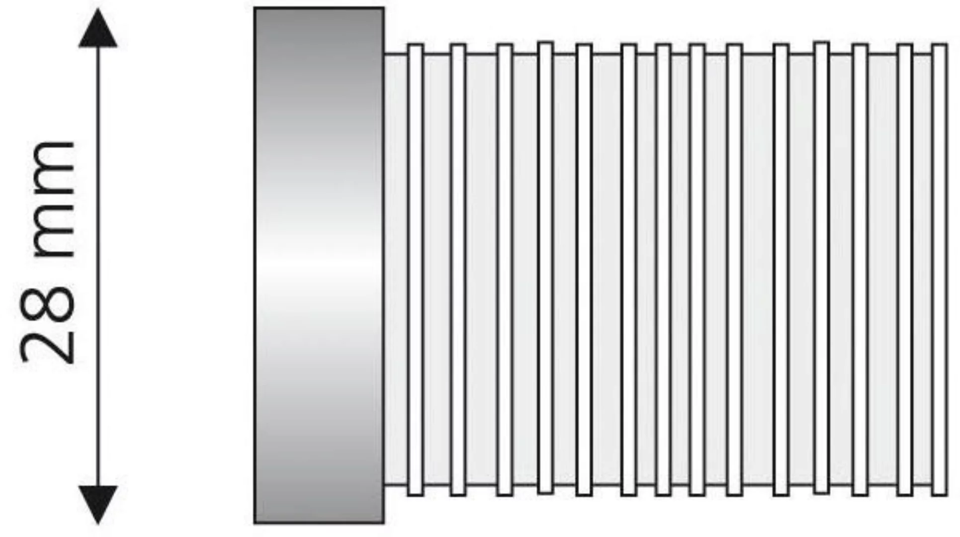 Liedeco Gardinenstangen-Endstück, (Set, 2 St.), für Gardinenstange Ø 28 mm günstig online kaufen