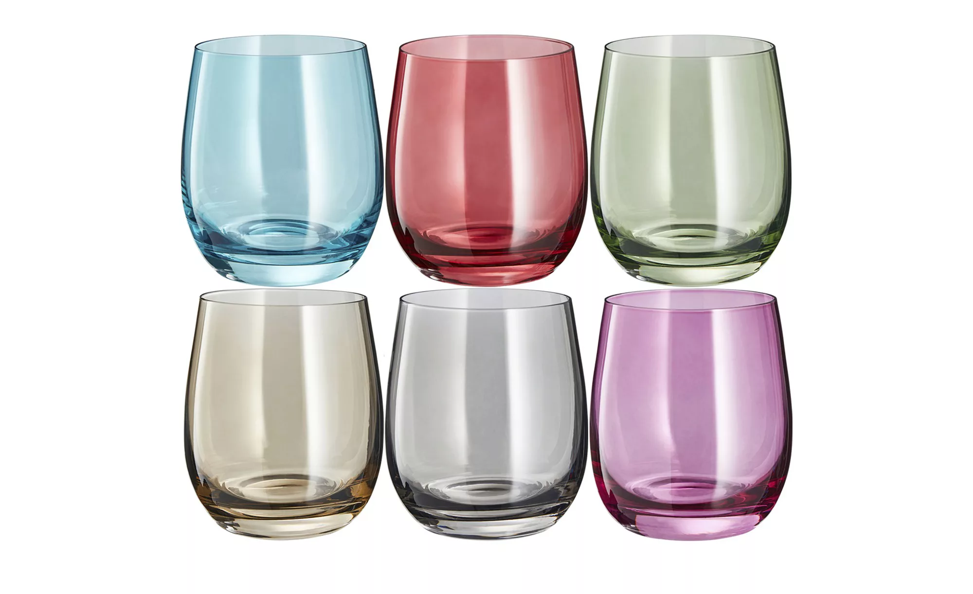 LEONARDO Gläser klein, 6er-Set  Sora - mehrfarbig - Glas - 26,7 cm - 10,3 c günstig online kaufen