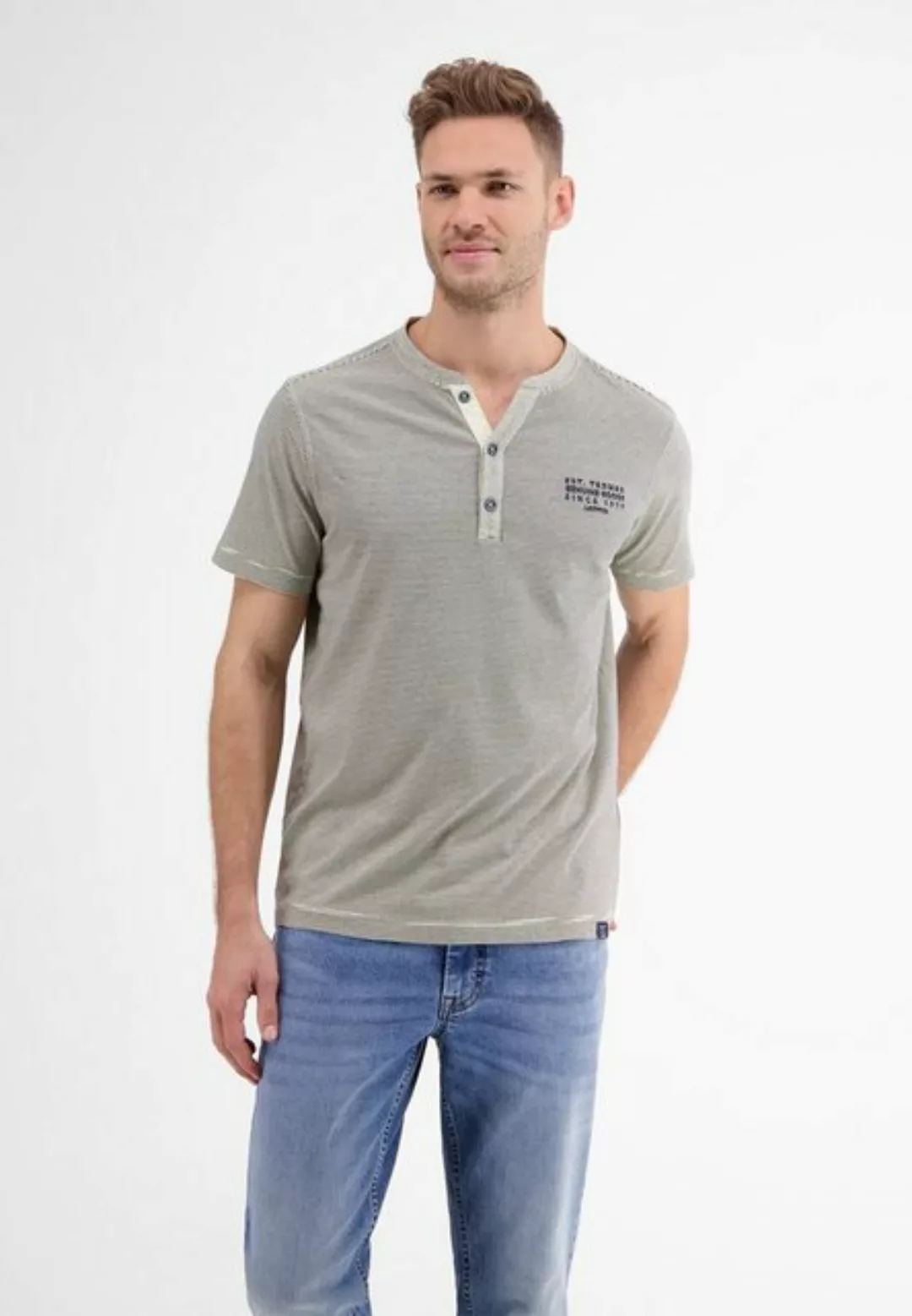 LERROS T-Shirt "LERROS Serafino mit Finelinerstreifen" günstig online kaufen