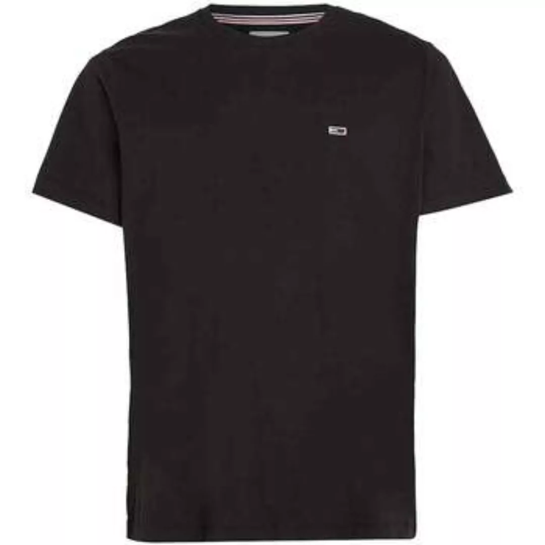 Tommy Jeans  T-Shirts & Poloshirts Slim Jersey Crew T-Shirt Black günstig online kaufen