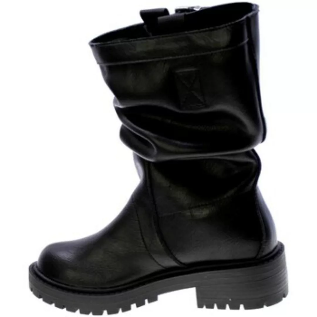 Francescomilano  Stiefeletten B19-07a Biker Frau Schwarz günstig online kaufen