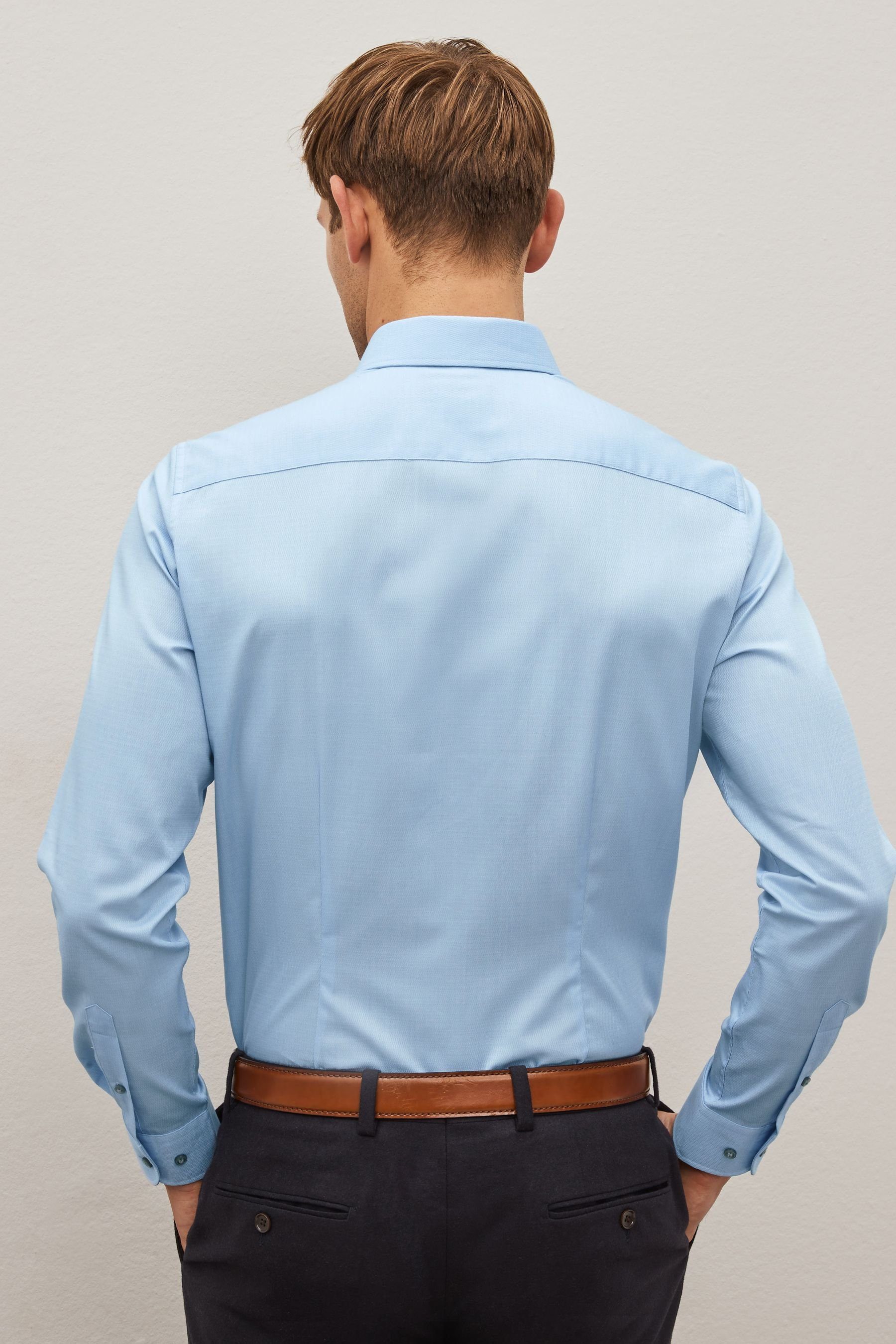 Next Langarmhemd Slim Fit Hemd (1-tlg) günstig online kaufen