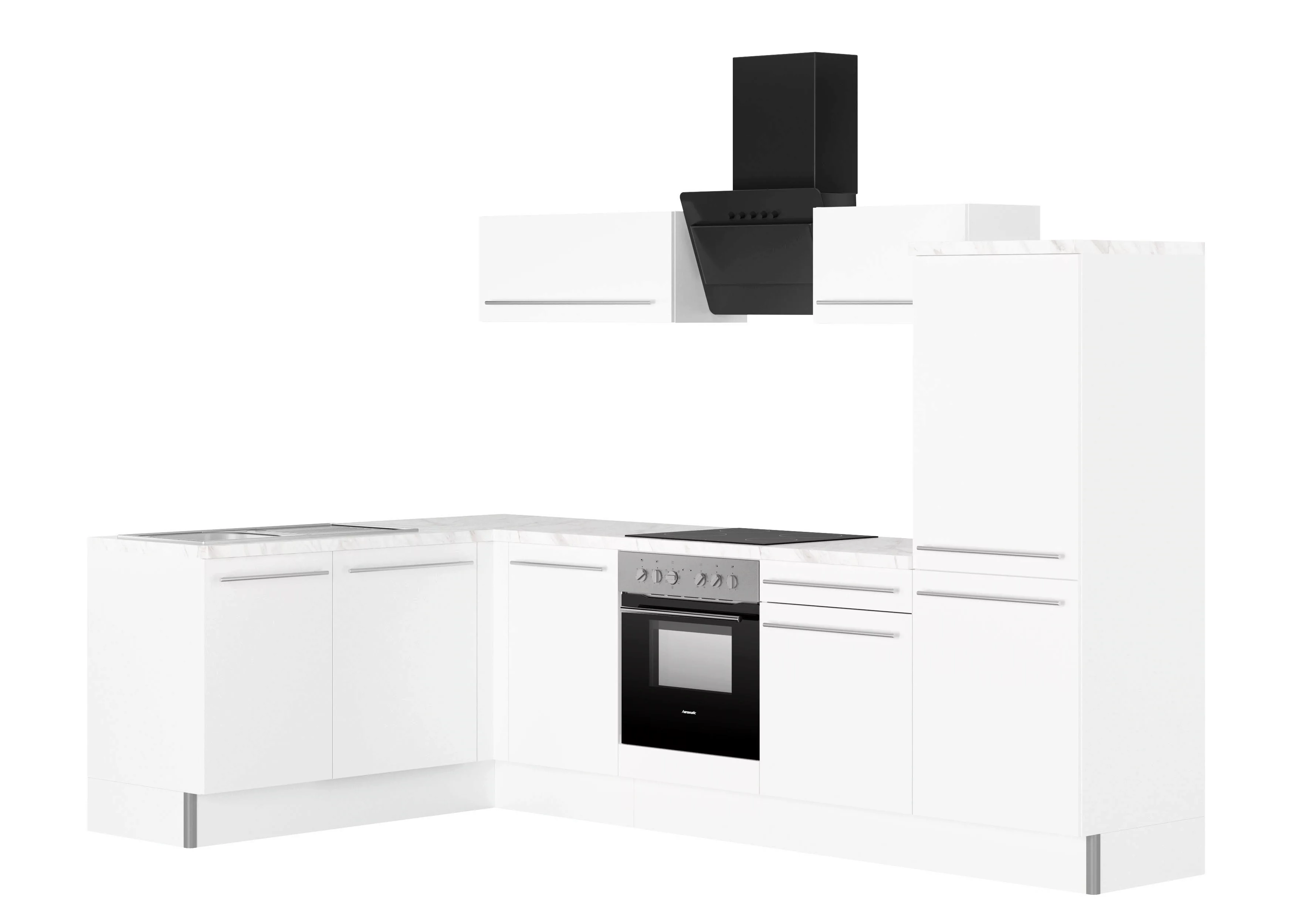 KOCHSTATION Küche "KS-Bern2", Stellmaße 175 x 295 cm, wahlweise mit E-Gerät günstig online kaufen