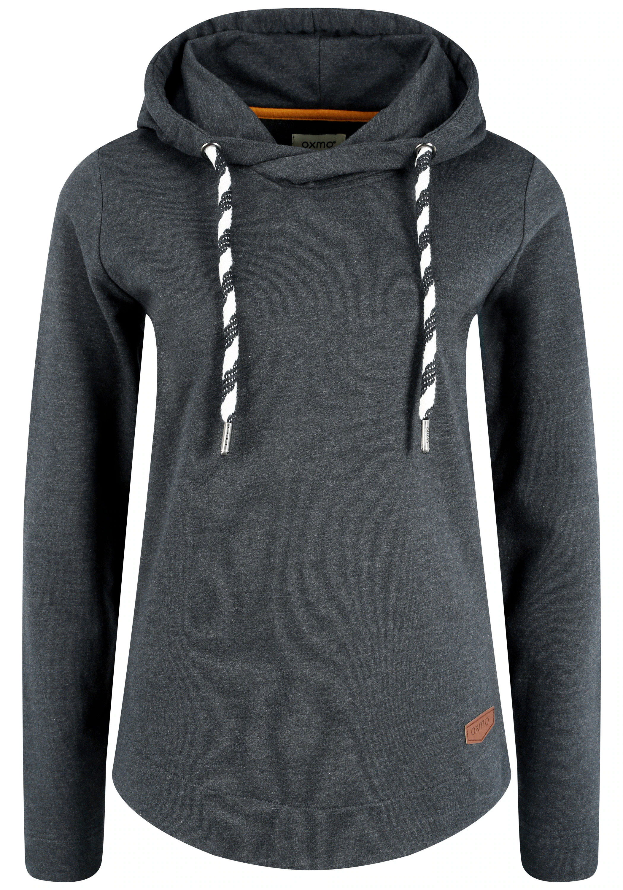 OXMO Hoodie OXWandy Kapuzenpullover mit abgerundetem Saum günstig online kaufen