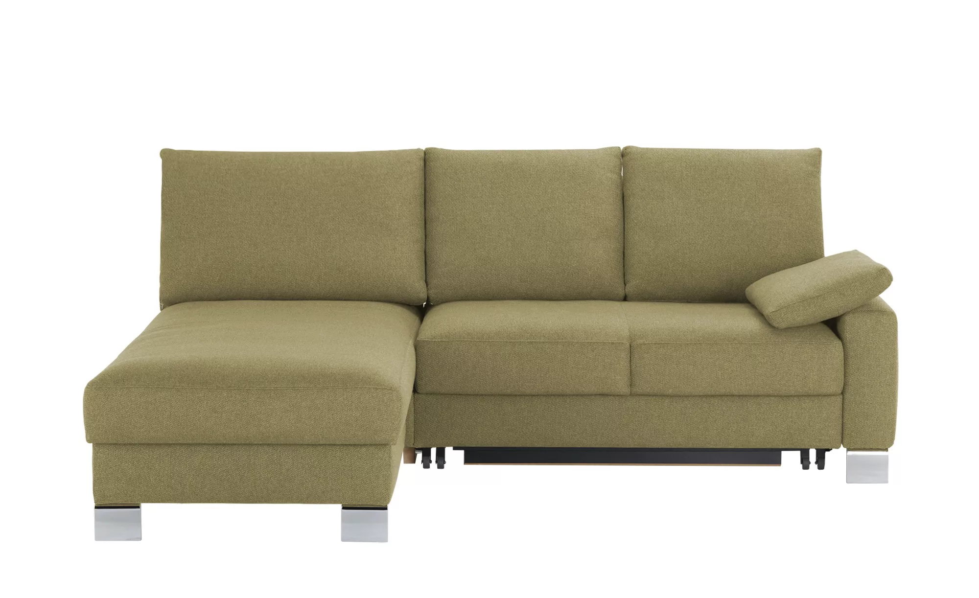 Ecksofa - grün - 218 cm - 90 cm - 180 cm - Polstermöbel > Sofas > Ecksofas günstig online kaufen