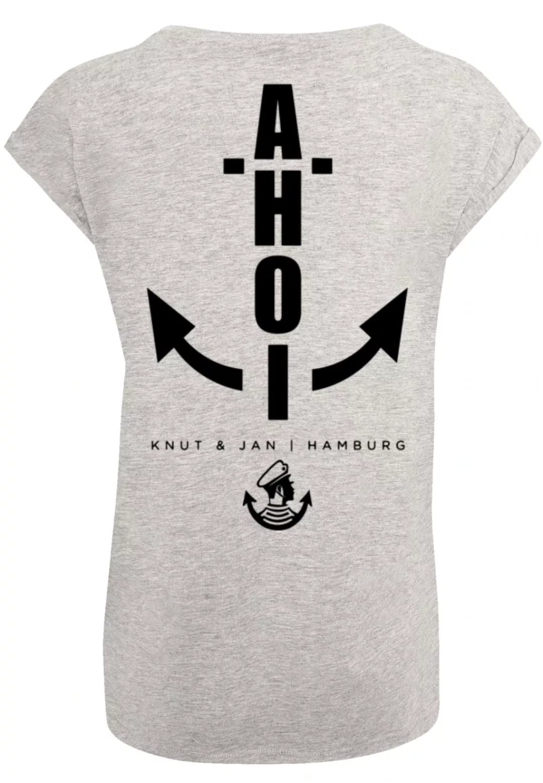 F4NT4STIC T-Shirt "PLUS SIZE Ahoi Anker Knut & Jan Hamburg" günstig online kaufen