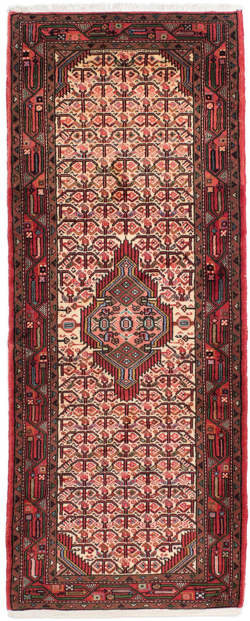morgenland Orientteppich »Perser - Nomadic - 217 x 85 cm - hellrot«, rechte günstig online kaufen