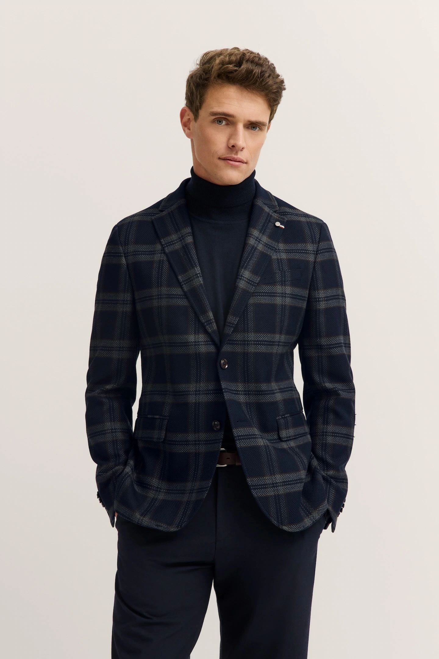 bugatti Sakko "Modern Fit", mit Stretch-Futter & Glencheck günstig online kaufen