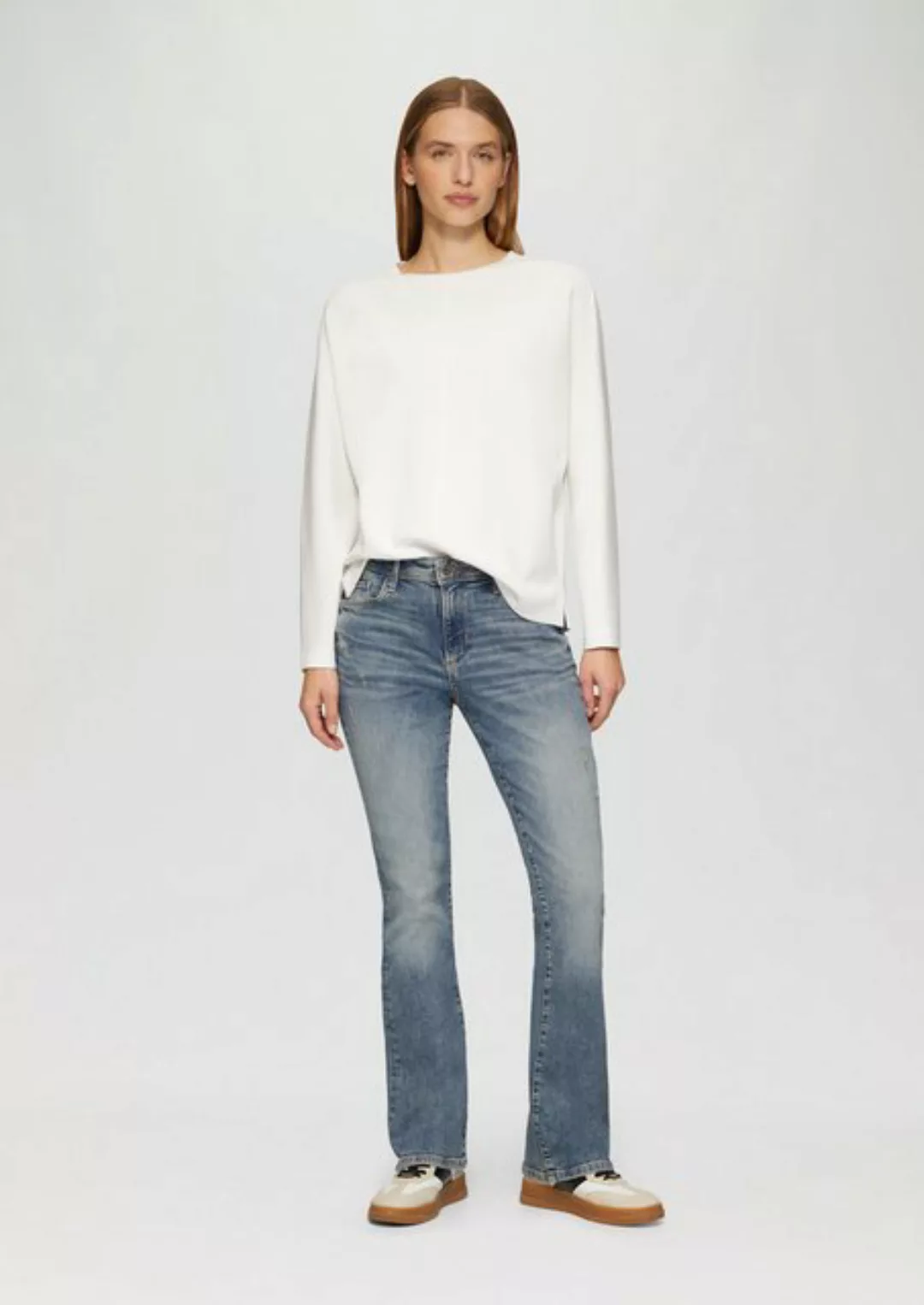 s.Oliver 5-Pocket-Jeans Jeans Beverly / Slim Fit / Mid Rise/ Bootcut Leg günstig online kaufen