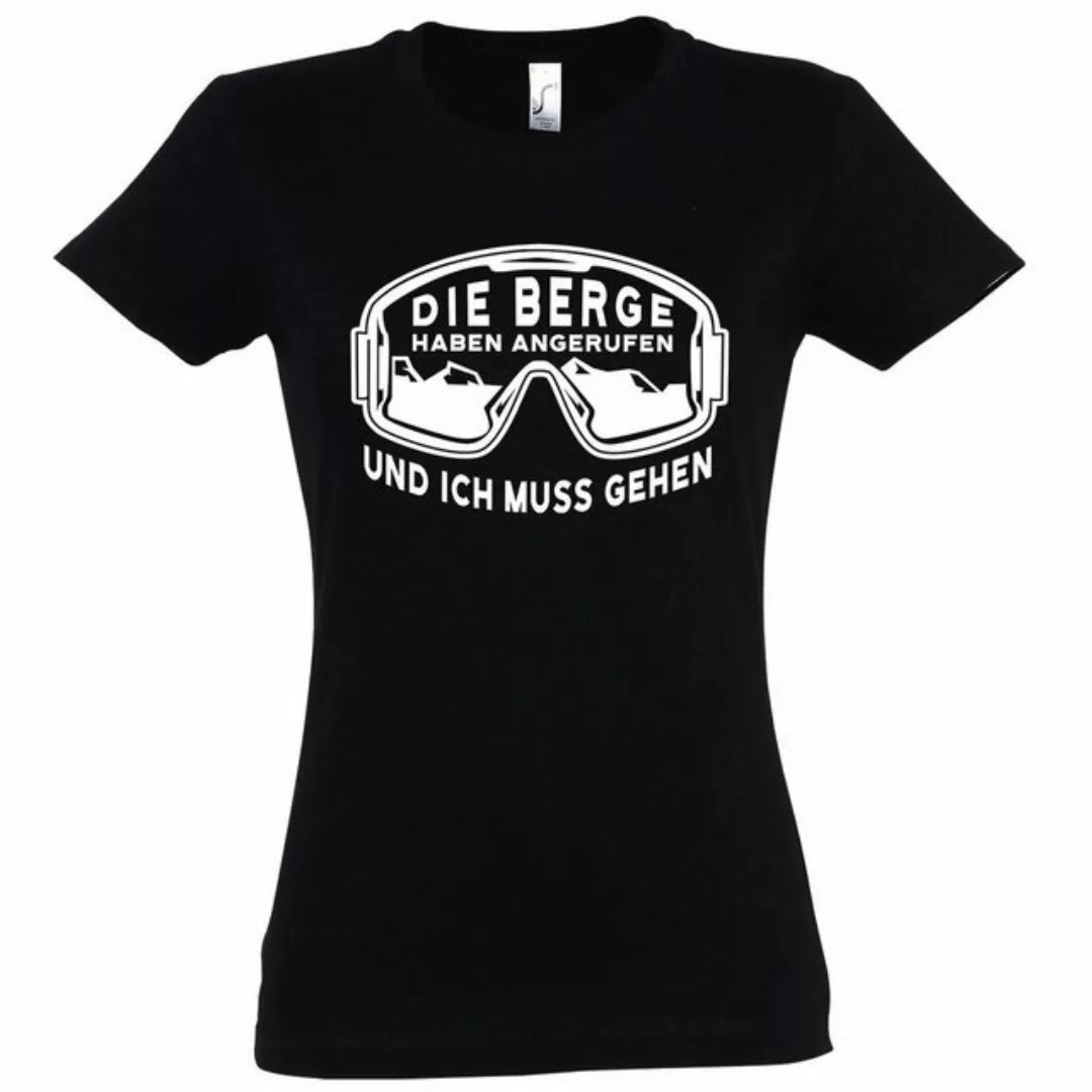 Youth Designz T-Shirt Ich Muss Zu Den Bergen Damen Shirt mit trendigem Fron günstig online kaufen