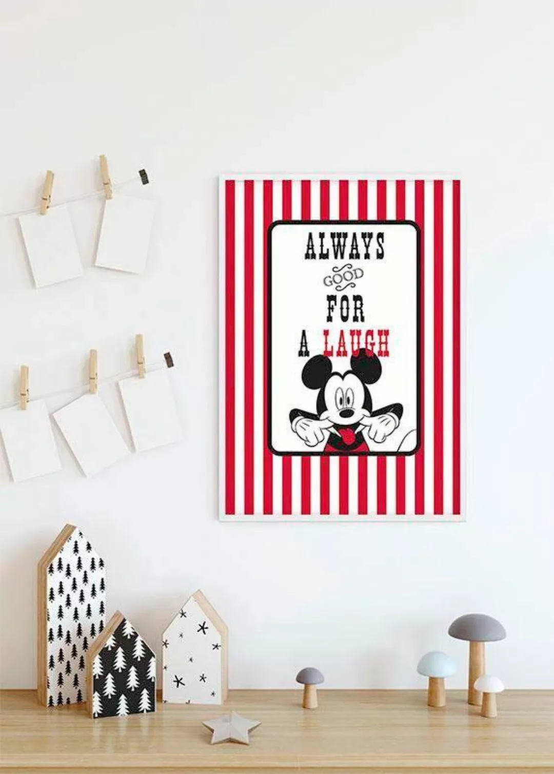 Komar Poster "Mickey Mouse Lines", Disney, (1 St.), Kinderzimmer, Schlafzim günstig online kaufen
