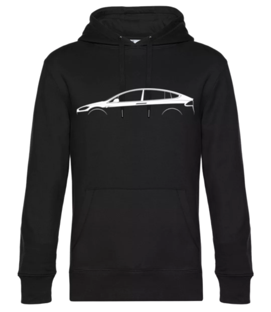 'Tesla Model X' Silhouette · Unisex Premium Hoodie günstig online kaufen