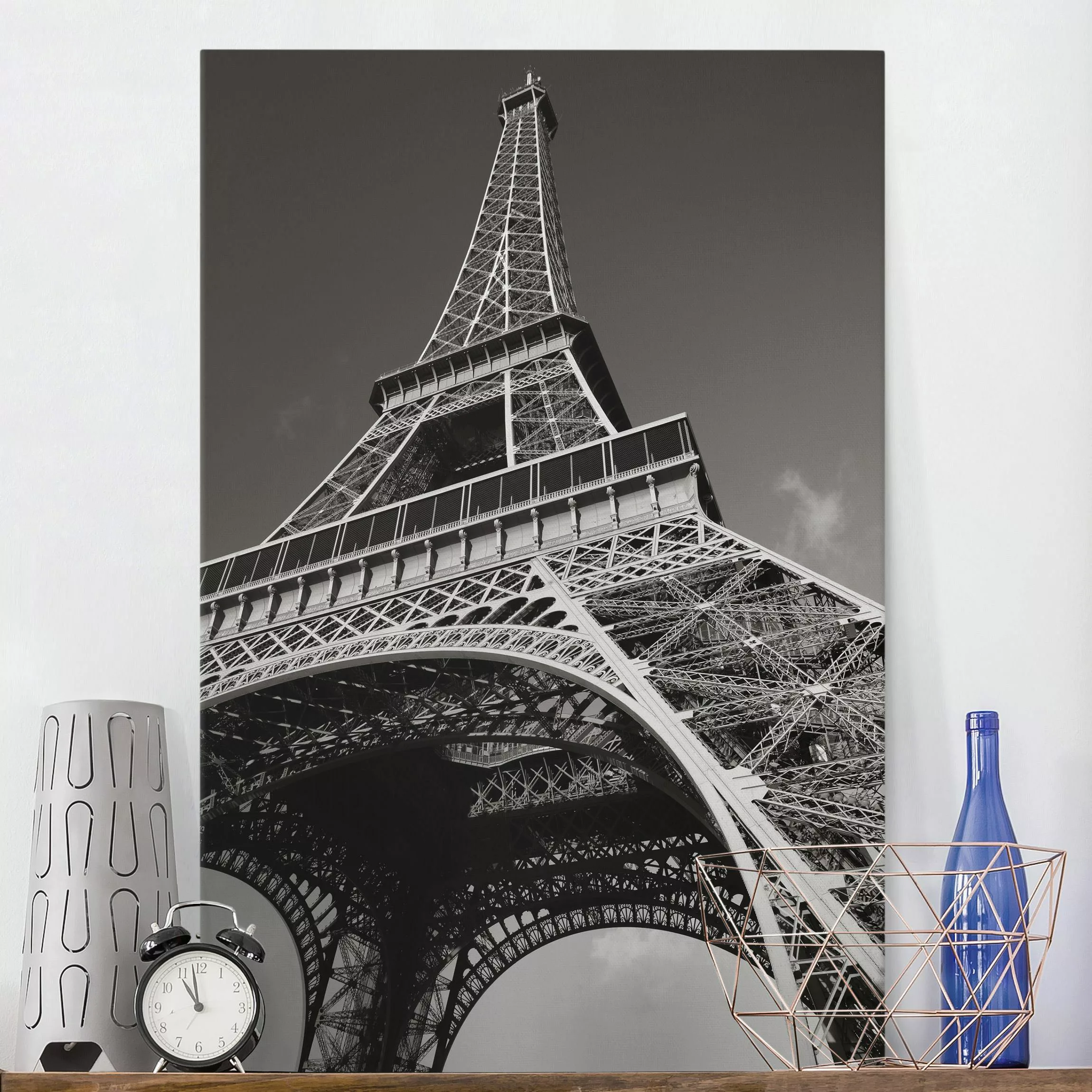 Leinwandbild Paris - Hochformat Eiffelturm günstig online kaufen