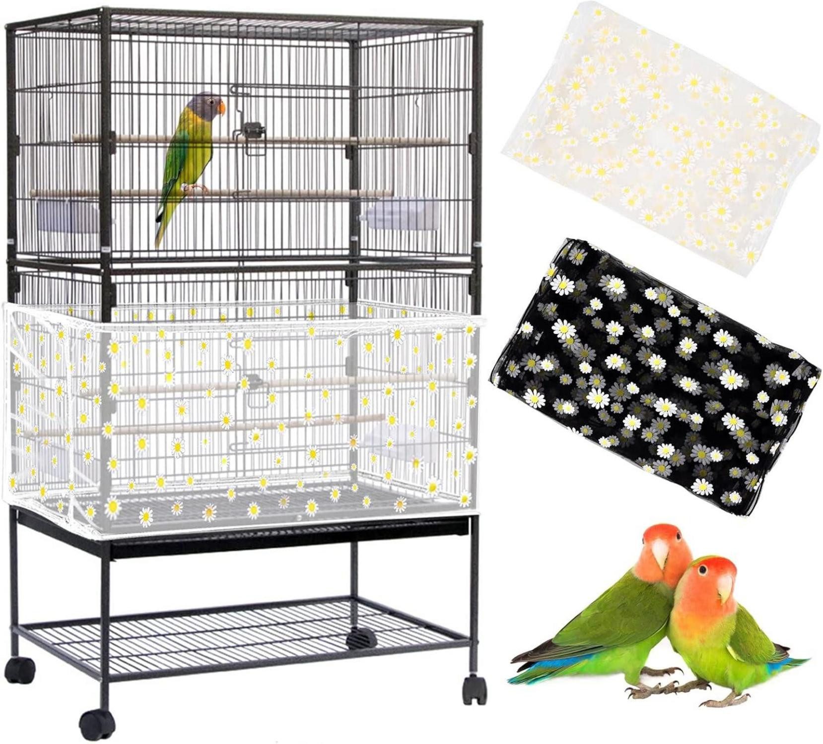 LuxusKollektion Vogelkäfig Vogelkäfig Abdeckung Samenfänger Papageien günstig online kaufen