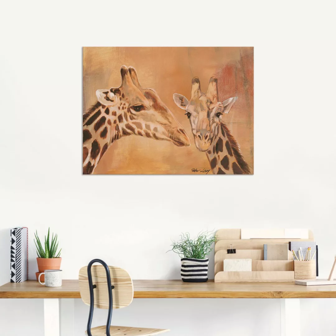 Artland Wandbild "Giraffen", Wildtiere, (1 St.), als Alubild, Outdoorbild, günstig online kaufen