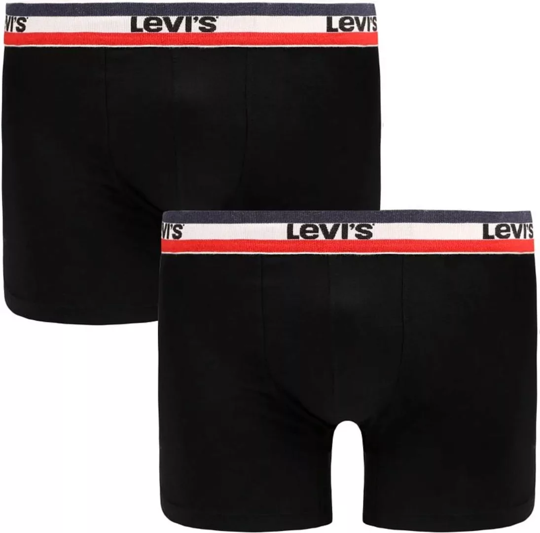 Levis Boxershorts, (Packung, 2er-Pack), mit breitem Logobund günstig online kaufen