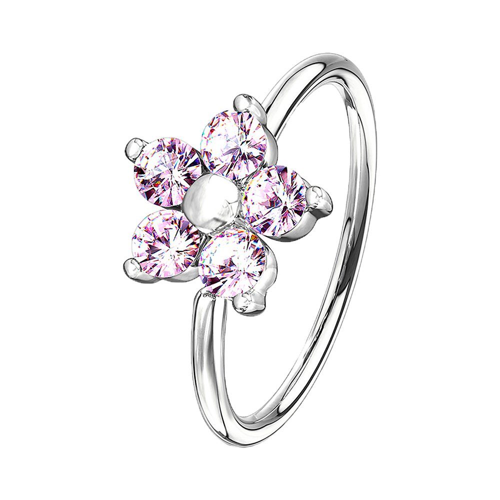 Taffstyle Nasenpiercing Piercing Biegbar Blume mit günstig online kaufen