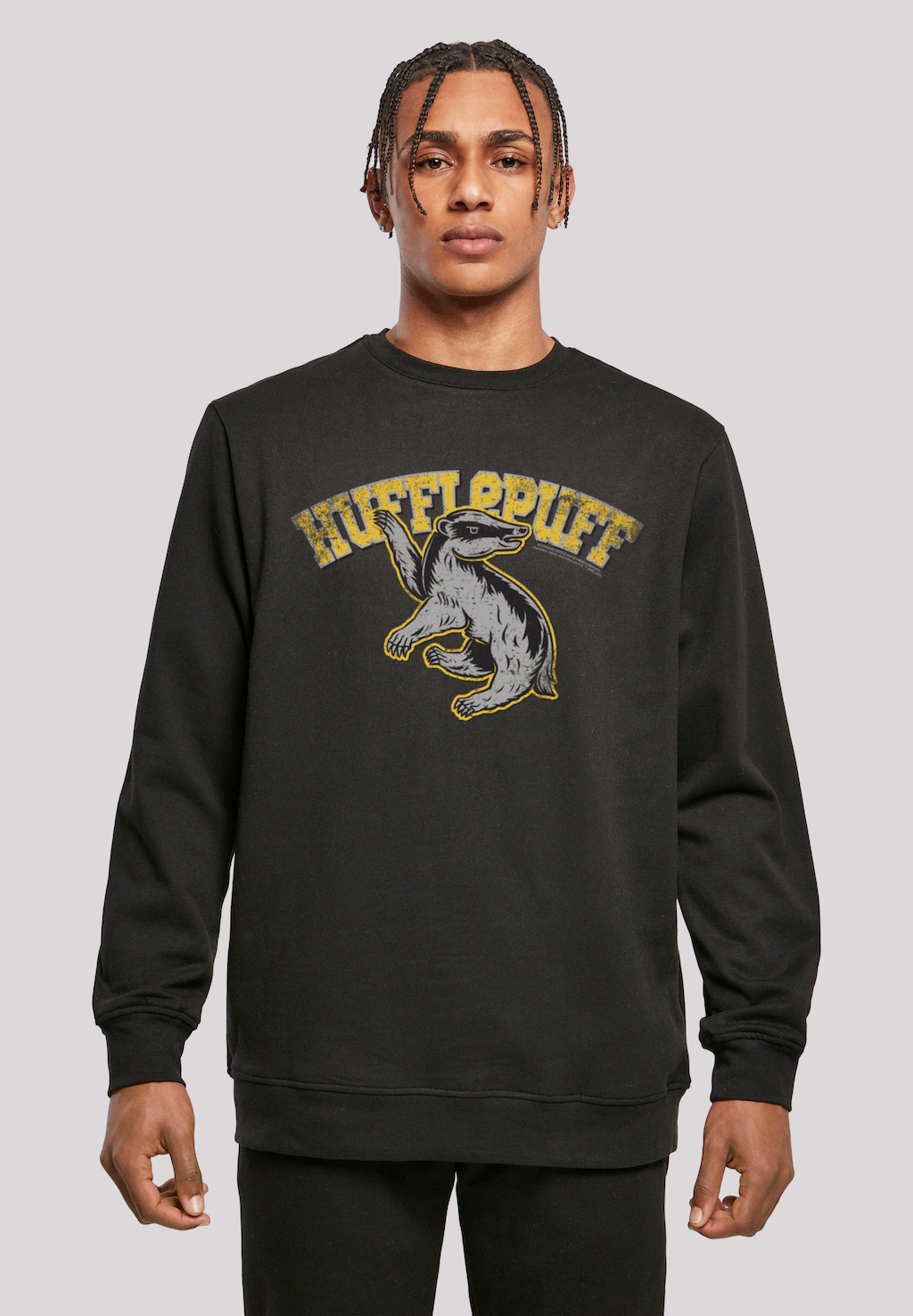 F4NT4STIC Sweatshirt "Harry Potter Hufflepuff Sport Emblem", Print günstig online kaufen