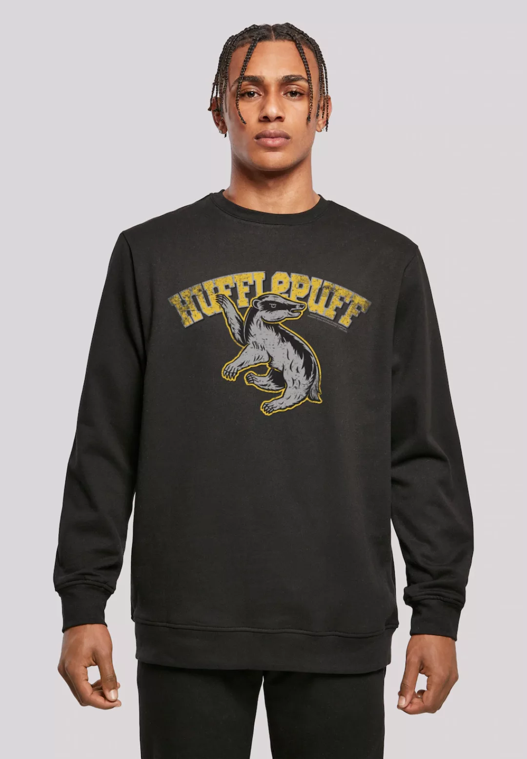 F4NT4STIC Sweatshirt "Harry Potter Hufflepuff Sport Emblem", Print günstig online kaufen