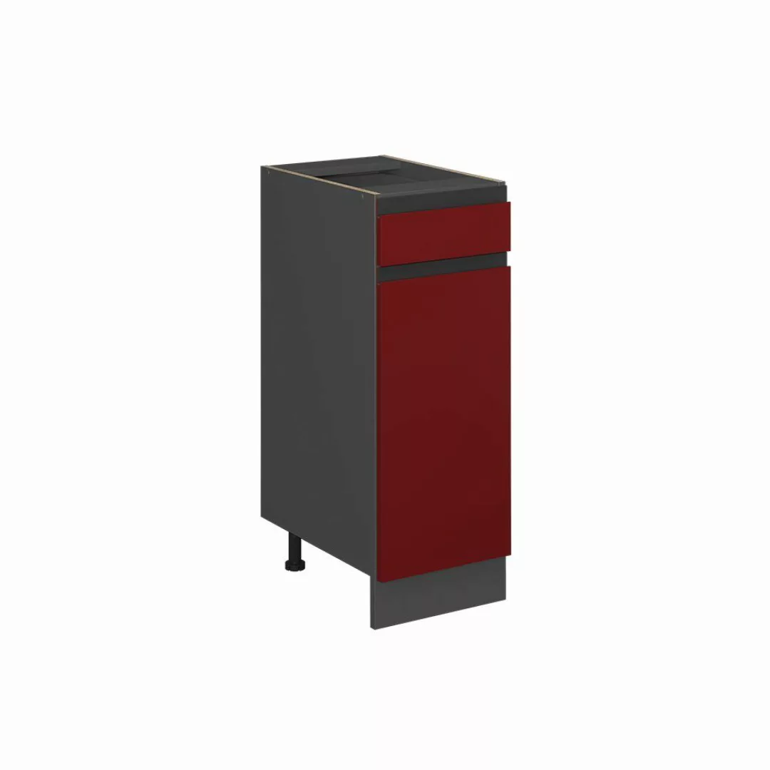 Vicco Unterschrank R-Line, Rot/Anthrazit, 30 cm günstig online kaufen