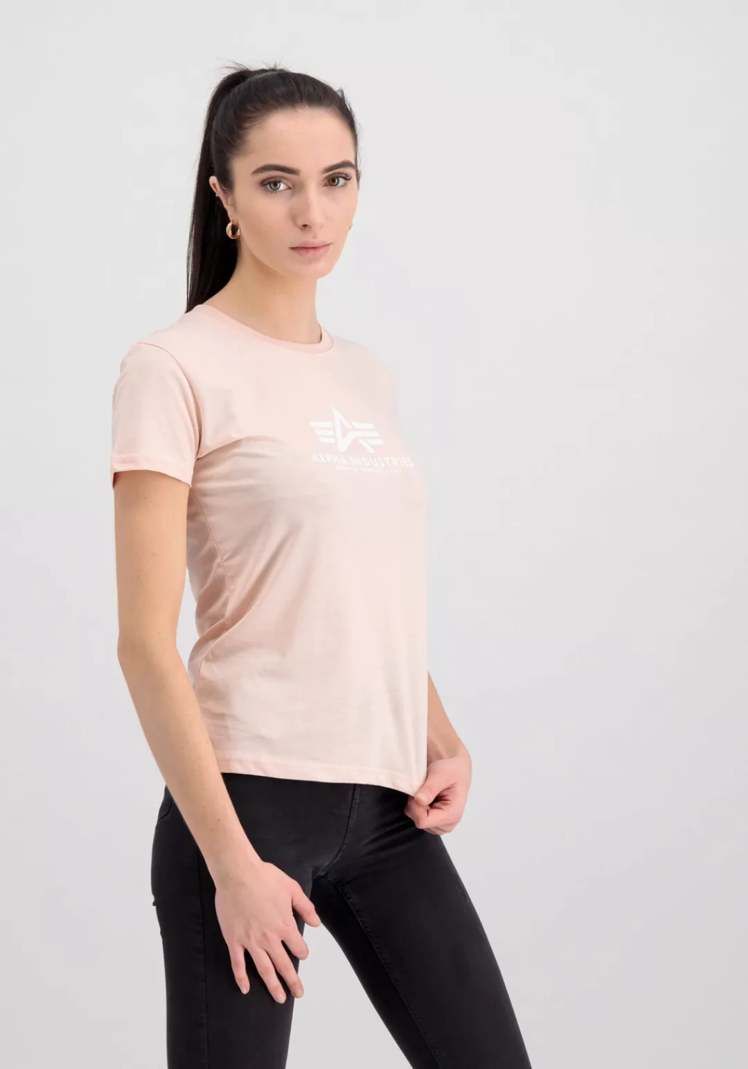 Alpha Industries T-Shirt "Alpha Industries Women - T-Shirts New Basic T Wom günstig online kaufen