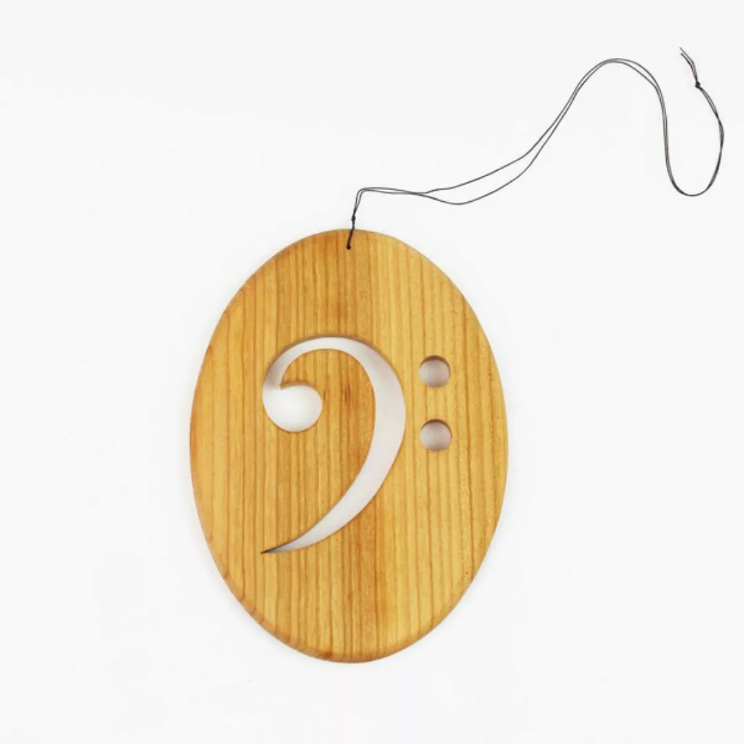 Fensterdeko Aus Holz Bassschlüssel günstig online kaufen
