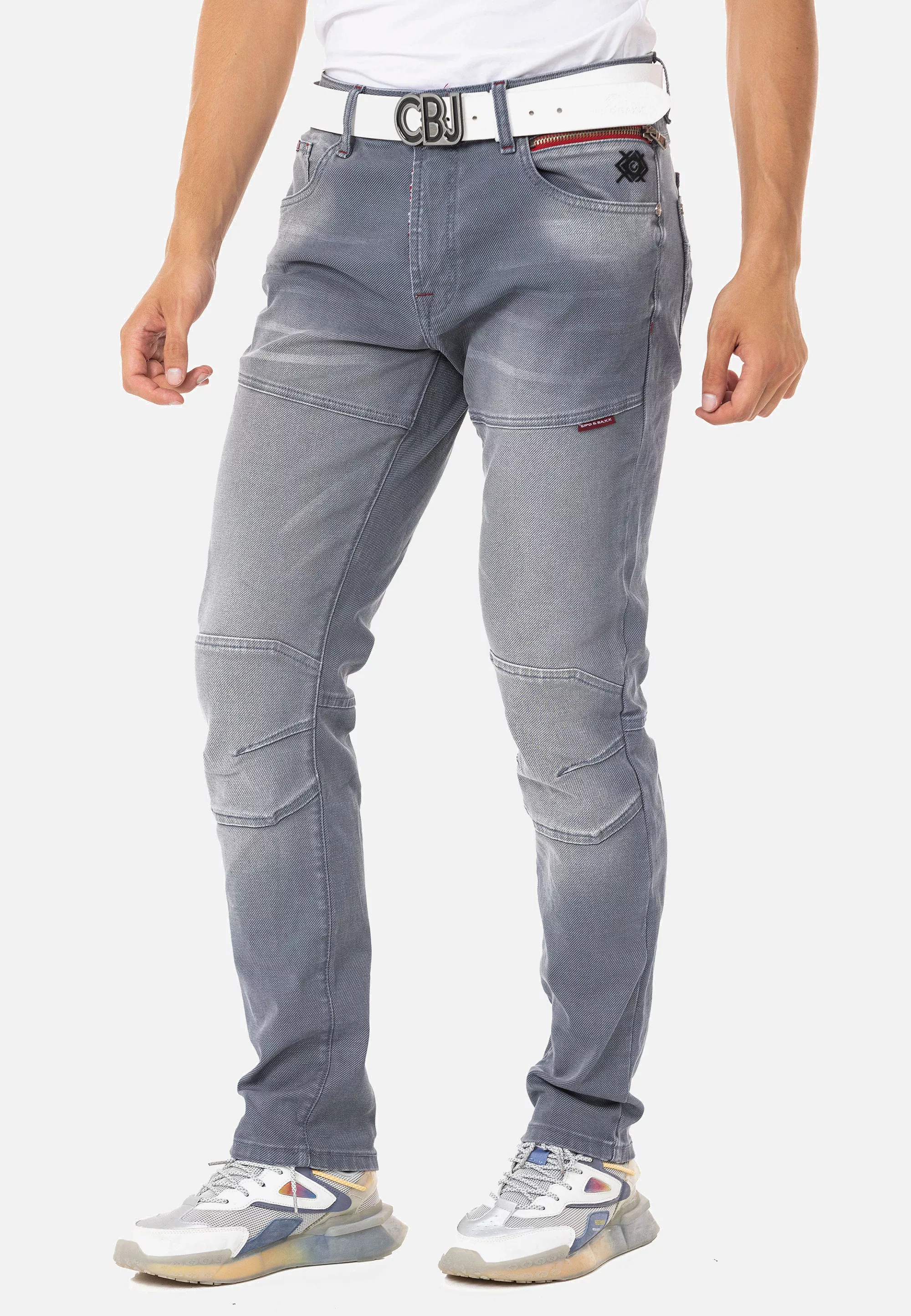 Cipo & Baxx Straight-Jeans, mit cooler Used-Waschung günstig online kaufen