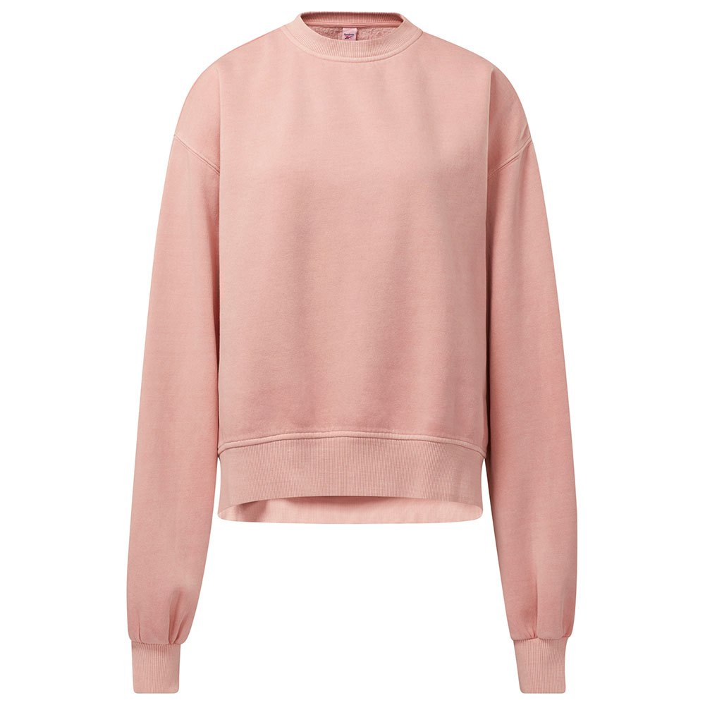 Reebok – Sweatshirt in natürlich gefärbtem Pastellrosa günstig online kaufen