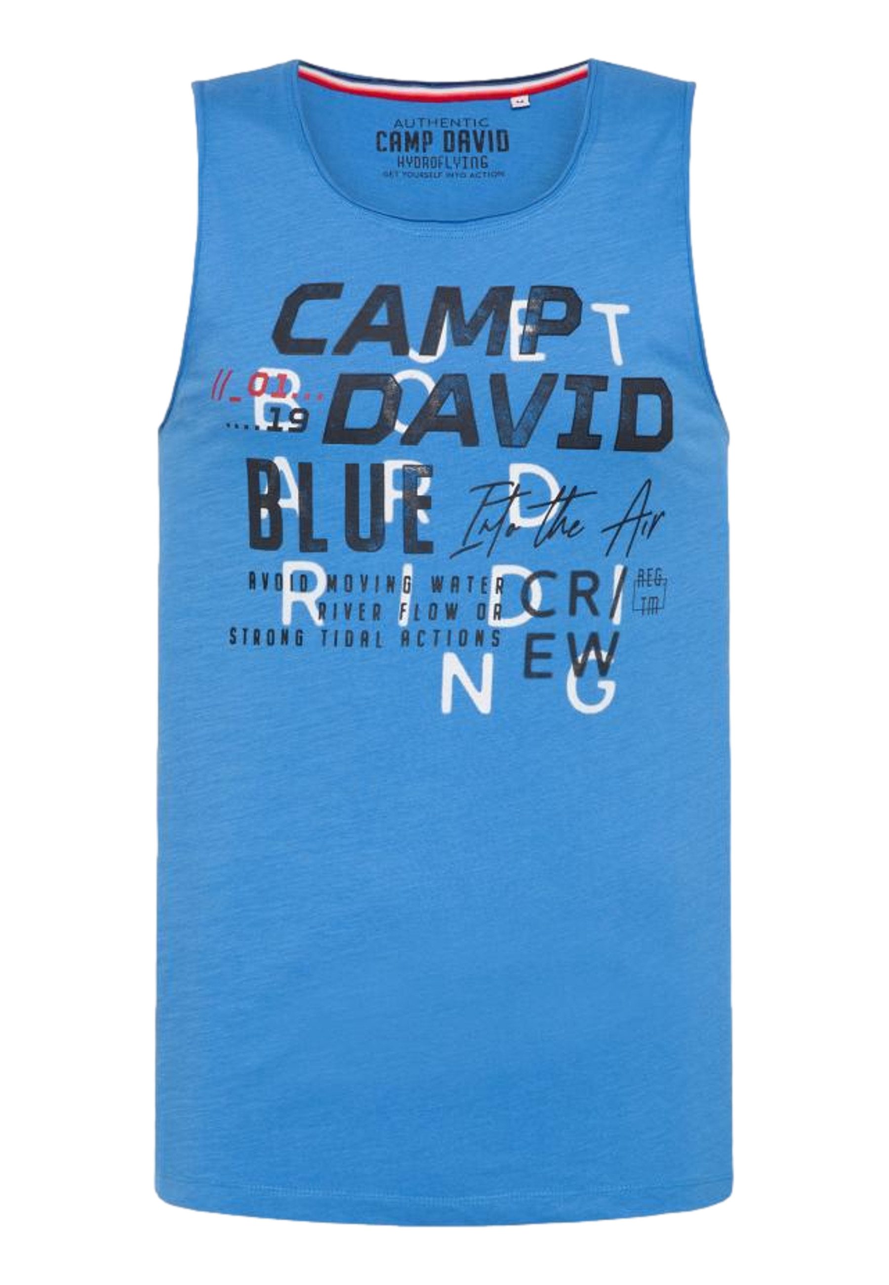 CAMP DAVID Tanktop, mit offenen Kanten an den Ausschnitten günstig online kaufen