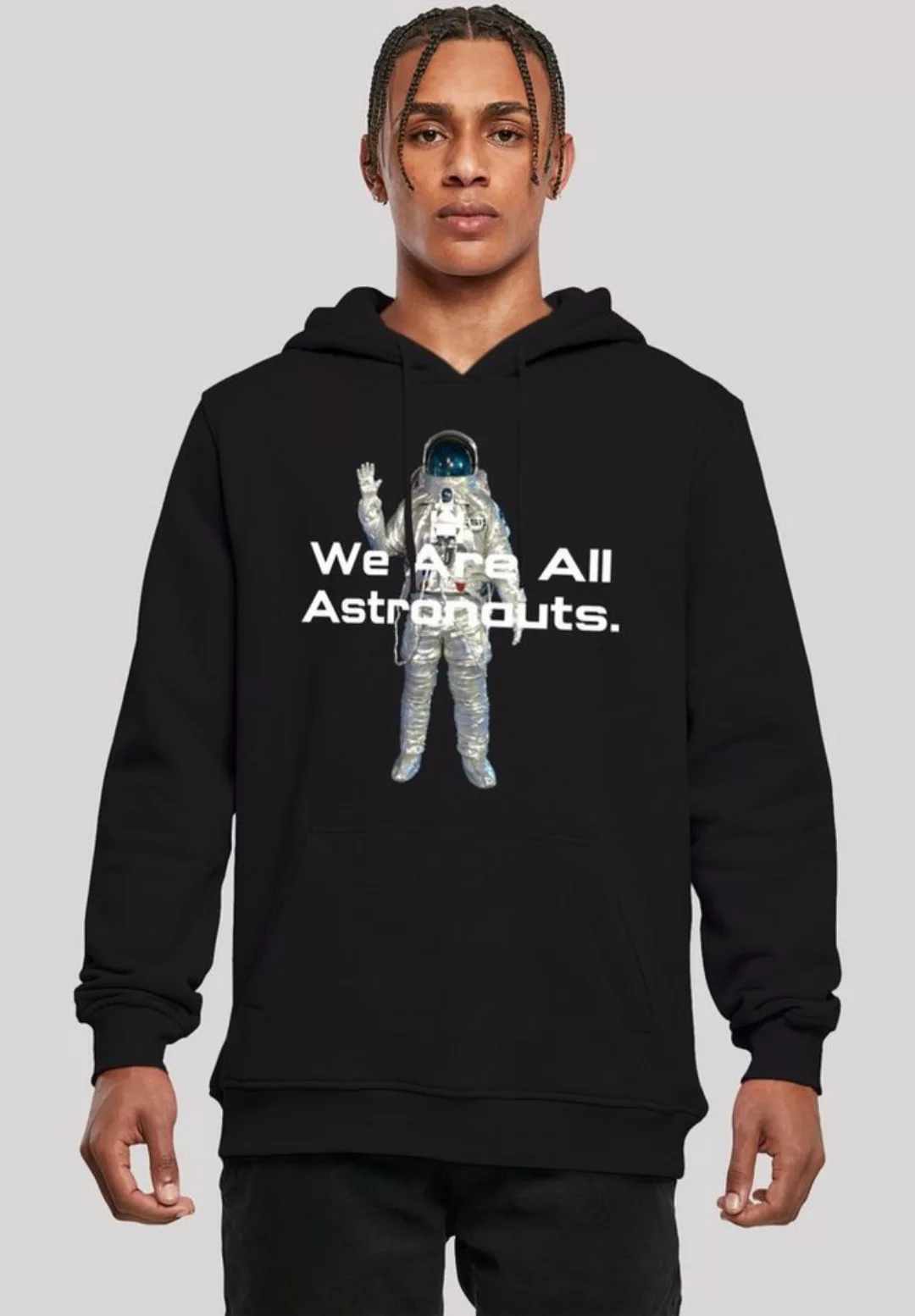 F4NT4STIC Kapuzenpullover "PHIBER SpaceOne We are all astronauts", Print günstig online kaufen