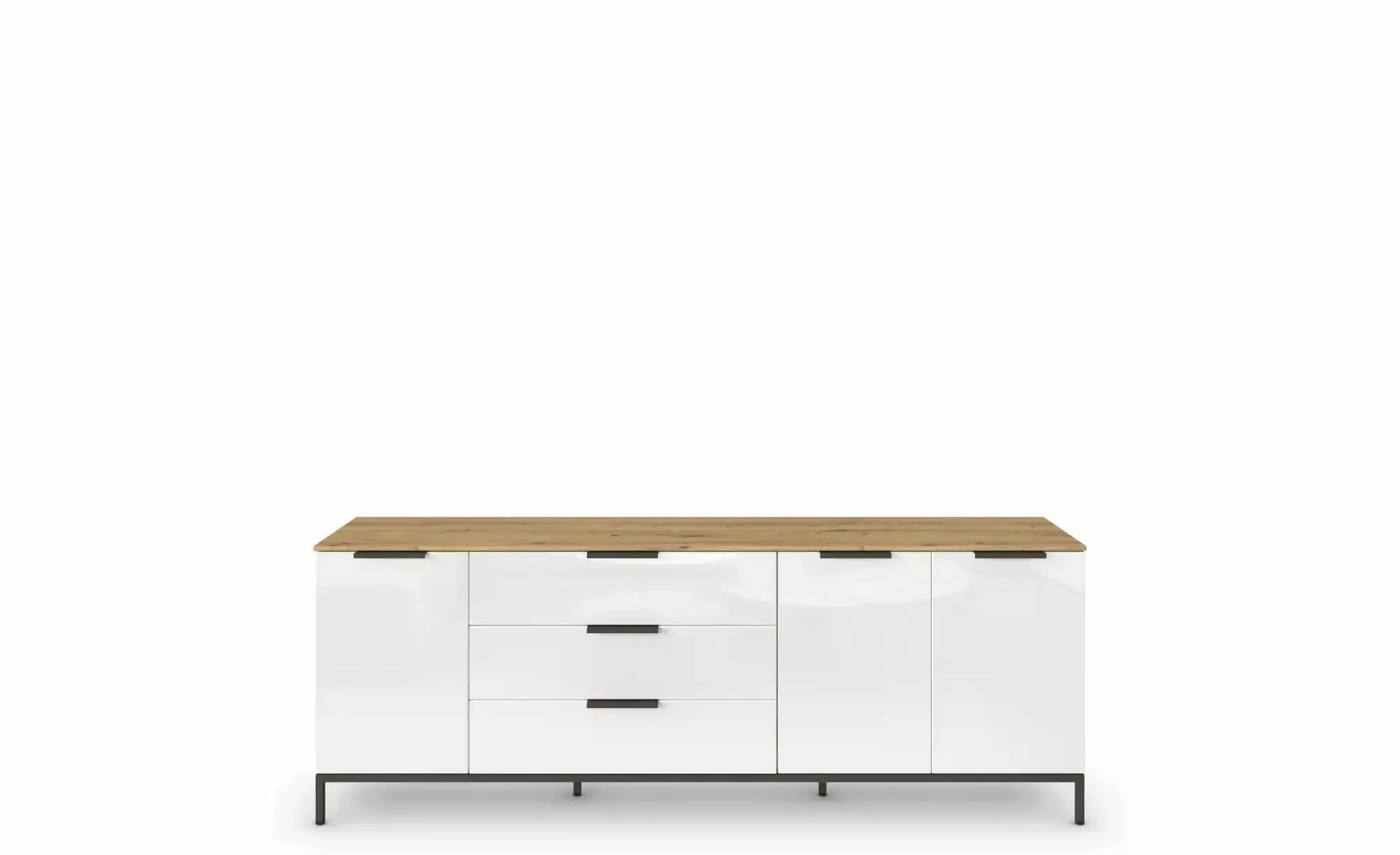 Sideboard   ¦ holzfarben ¦ Maße (cm): B: 199 H: 72 Kommoden & Sideboards > günstig online kaufen