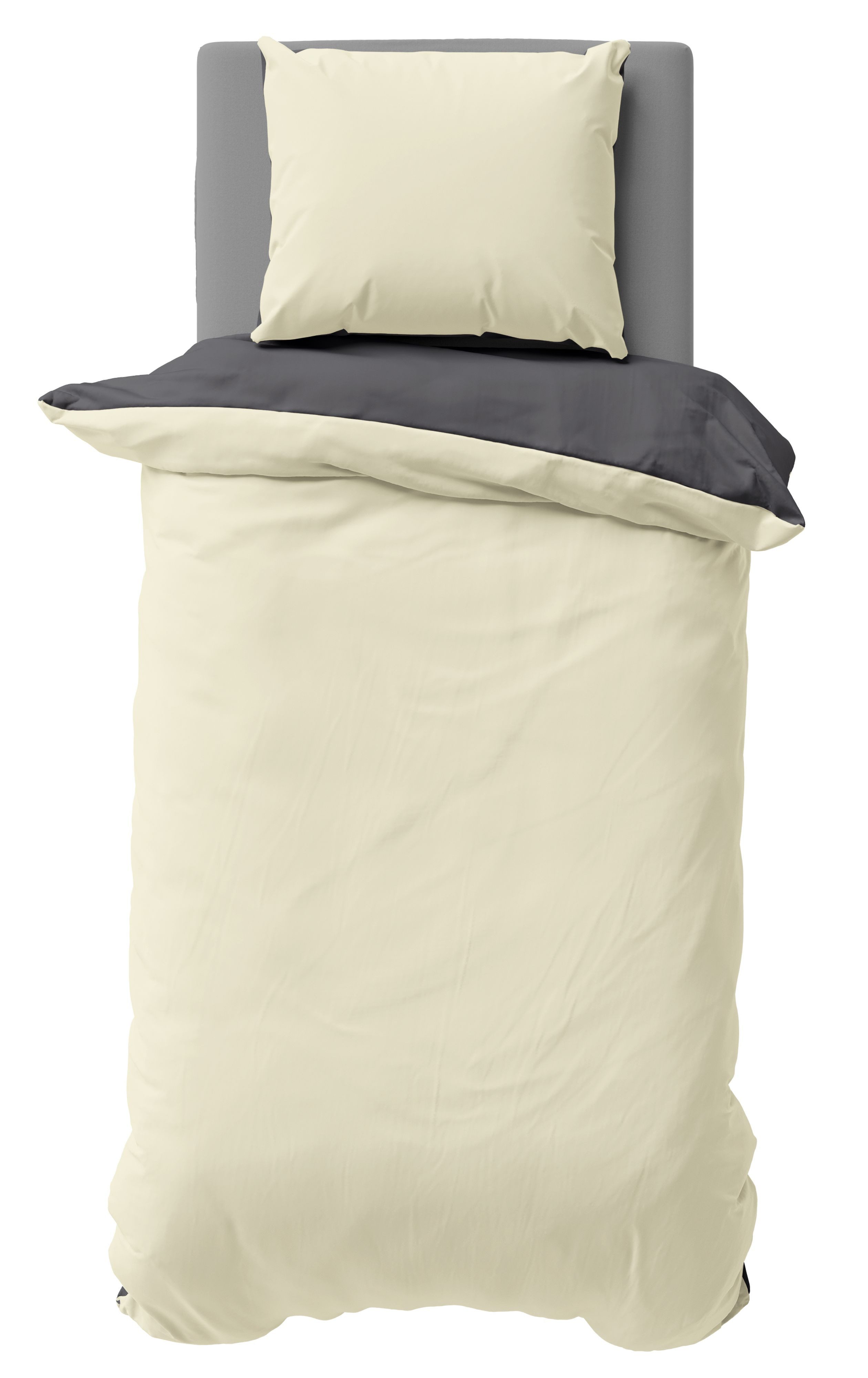One Home Bettwäsche Doubleface, Biber, 2 günstig online kaufen