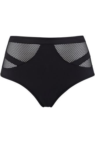 Wing Power High Waist Slip |  Black And Sand günstig online kaufen