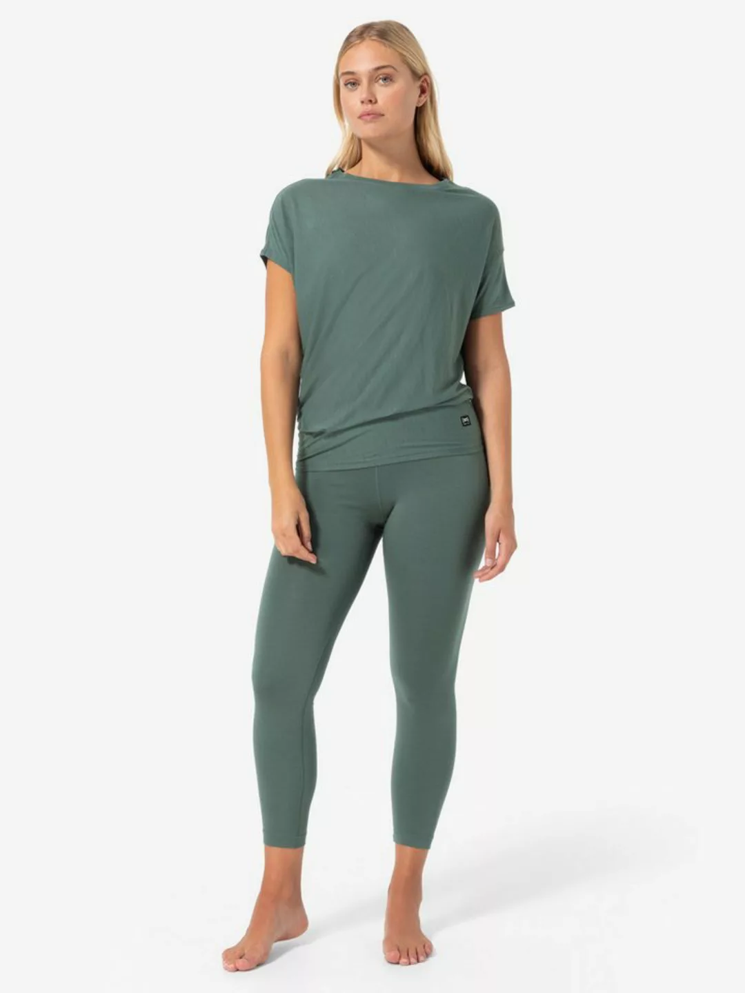 SUPER.NATURAL T-Shirt asymmetrisch geschnittenes W YOGA LOOSE TEE für Damen günstig online kaufen