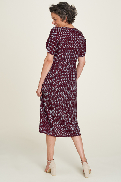 Kleid Aus Eco Vero Viskose Mit Farbenfrohen Mustern (S22e26) günstig online kaufen