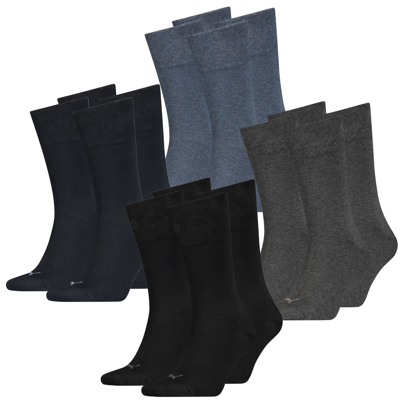 Puma Herren Socken CLASSIC PIQUEE 4er 6er 8er Multipack günstig online kaufen