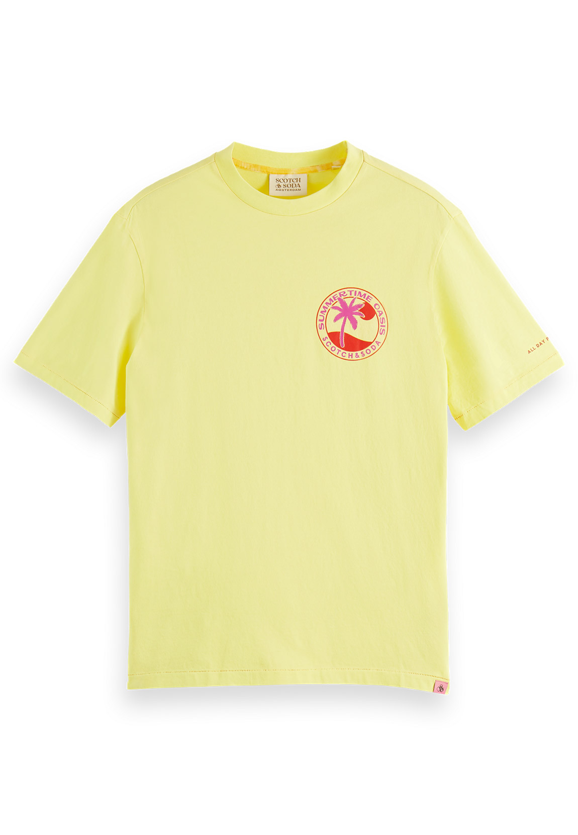 Scotch & Soda Herren T-Shirt LOGO GRAPHIC T-SHIRT 166062 Gelb günstig online kaufen