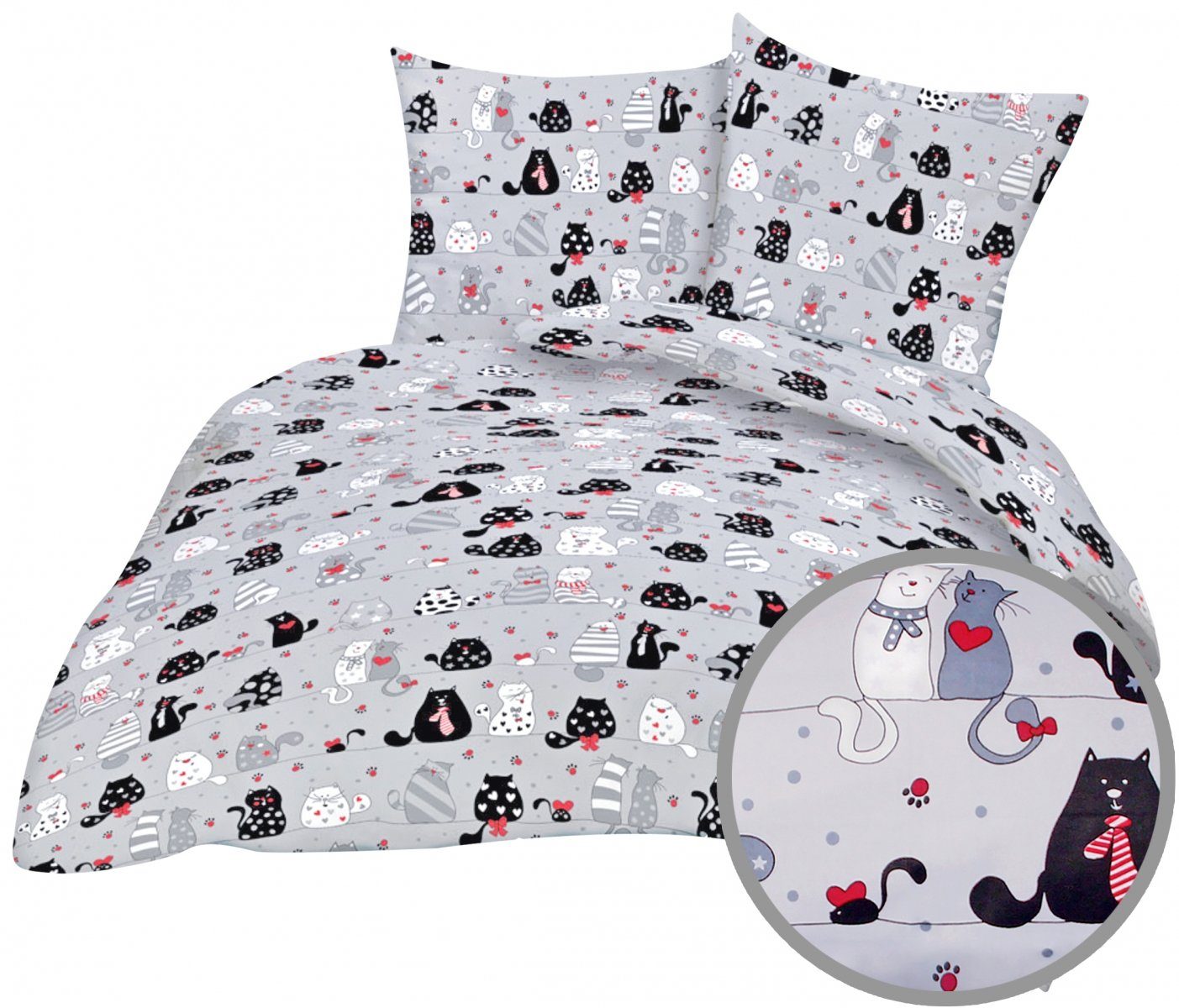 Heubergshop Bettwäsche, Renforcé, 2 teilig, 135x200cm günstig online kaufen