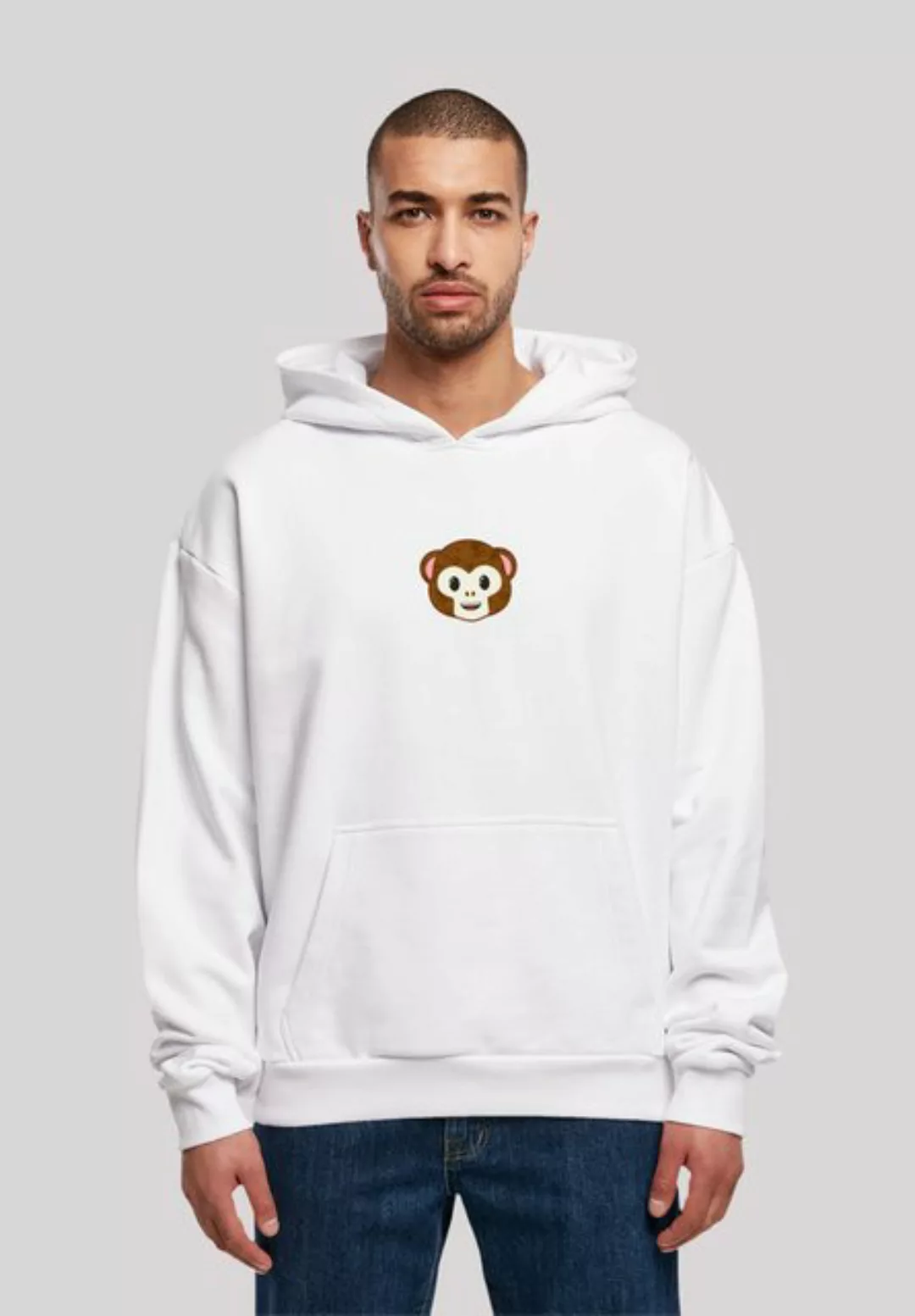 emoji couture Hoodie Smiling monkey furry face Premium Qualität günstig online kaufen