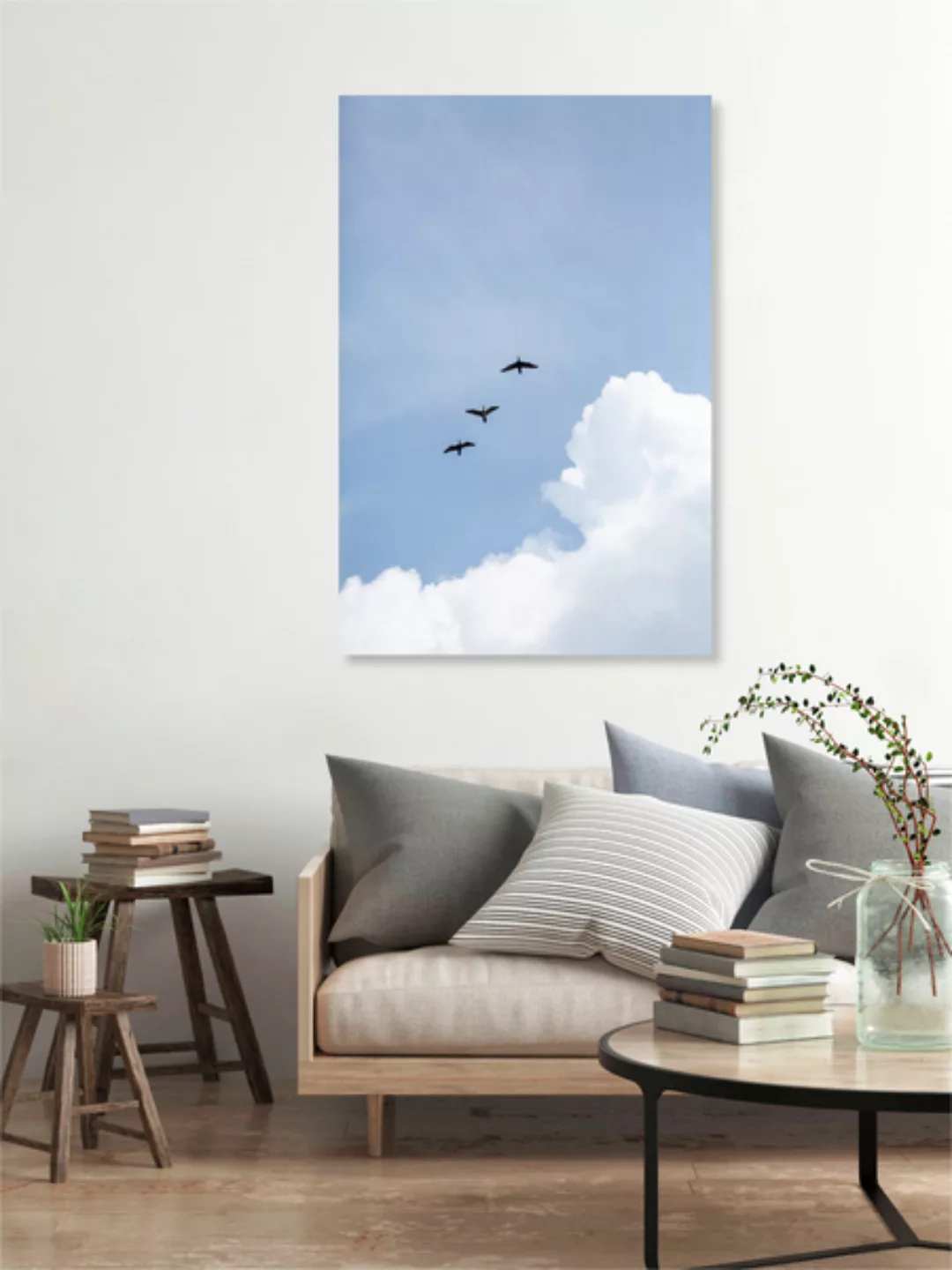 Poster / Leinwandbild - Flying Home günstig online kaufen