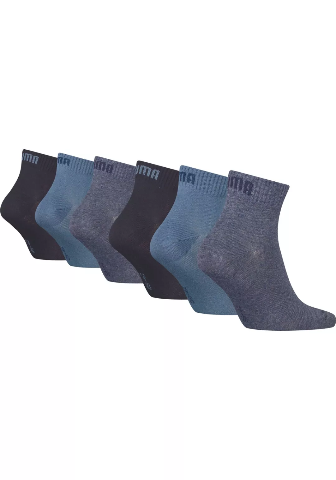 PUMA Kurzsocken "UNISEX QUARTER PLAIN 6P ECOM", (6 Paar) günstig online kaufen