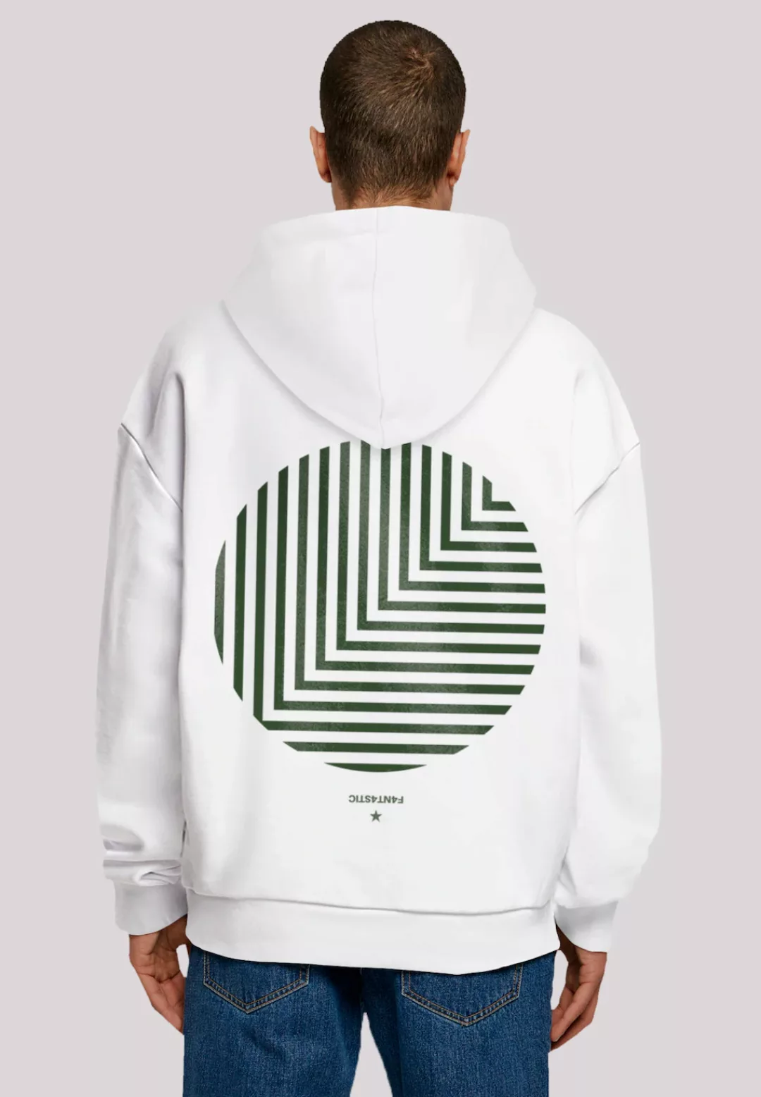 F4NT4STIC Kapuzenpullover "Geometrics Grün", Print günstig online kaufen