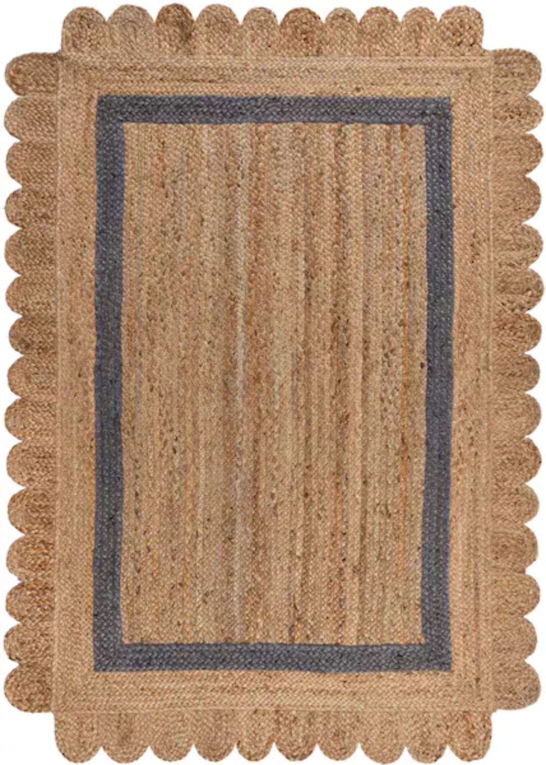 FLAIR RUGS Teppich »Grace«, rechteckig, aus 100% Jute, fußbodenheizungsgeei günstig online kaufen