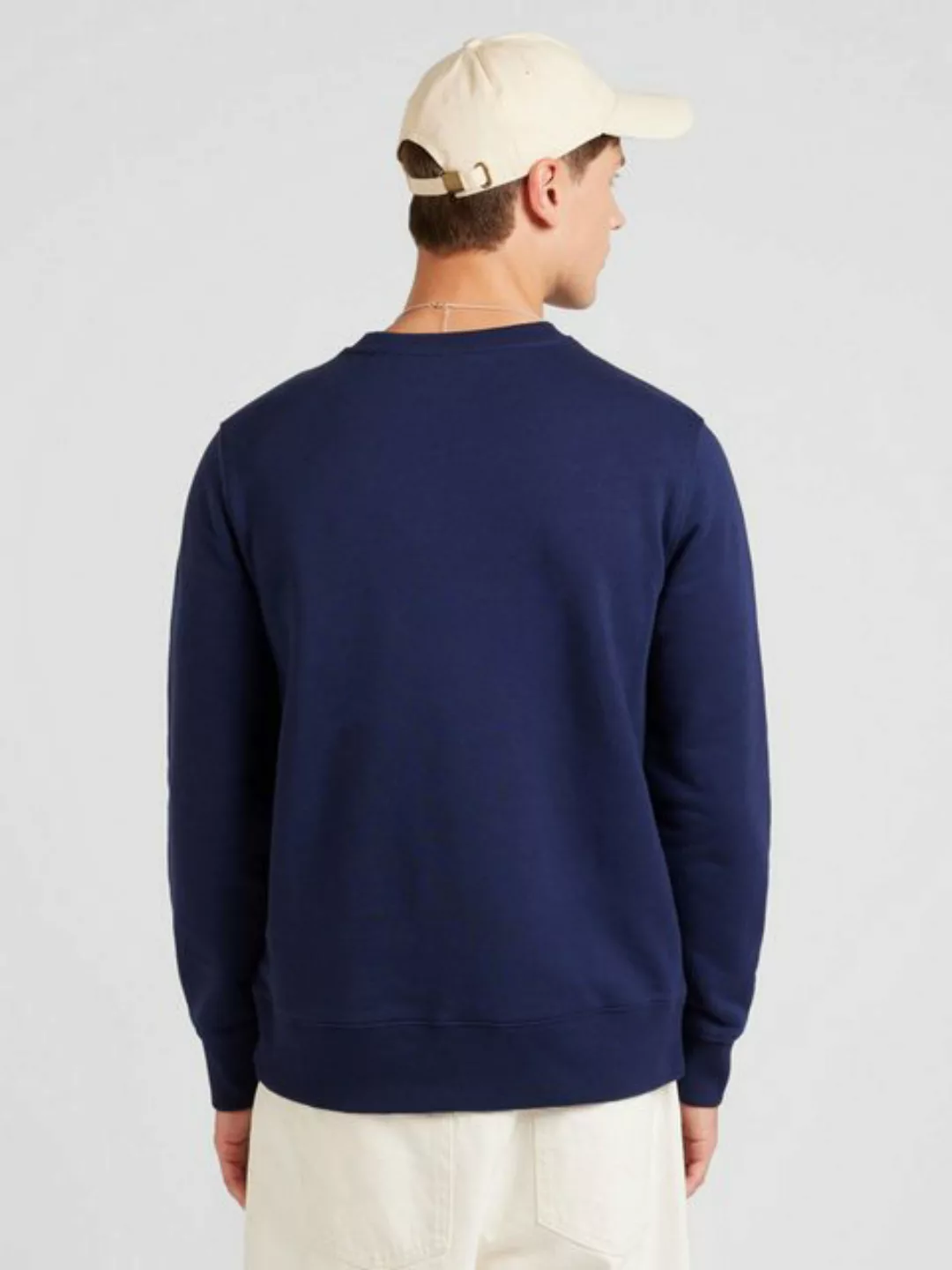 Gant Sweater Teddy Logo Navy - Größe XL günstig online kaufen