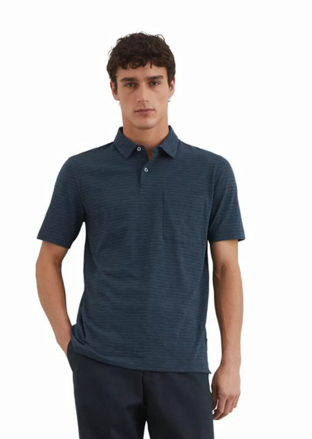 Marc O'Polo Poloshirt aus weichem Slub-Jersey günstig online kaufen