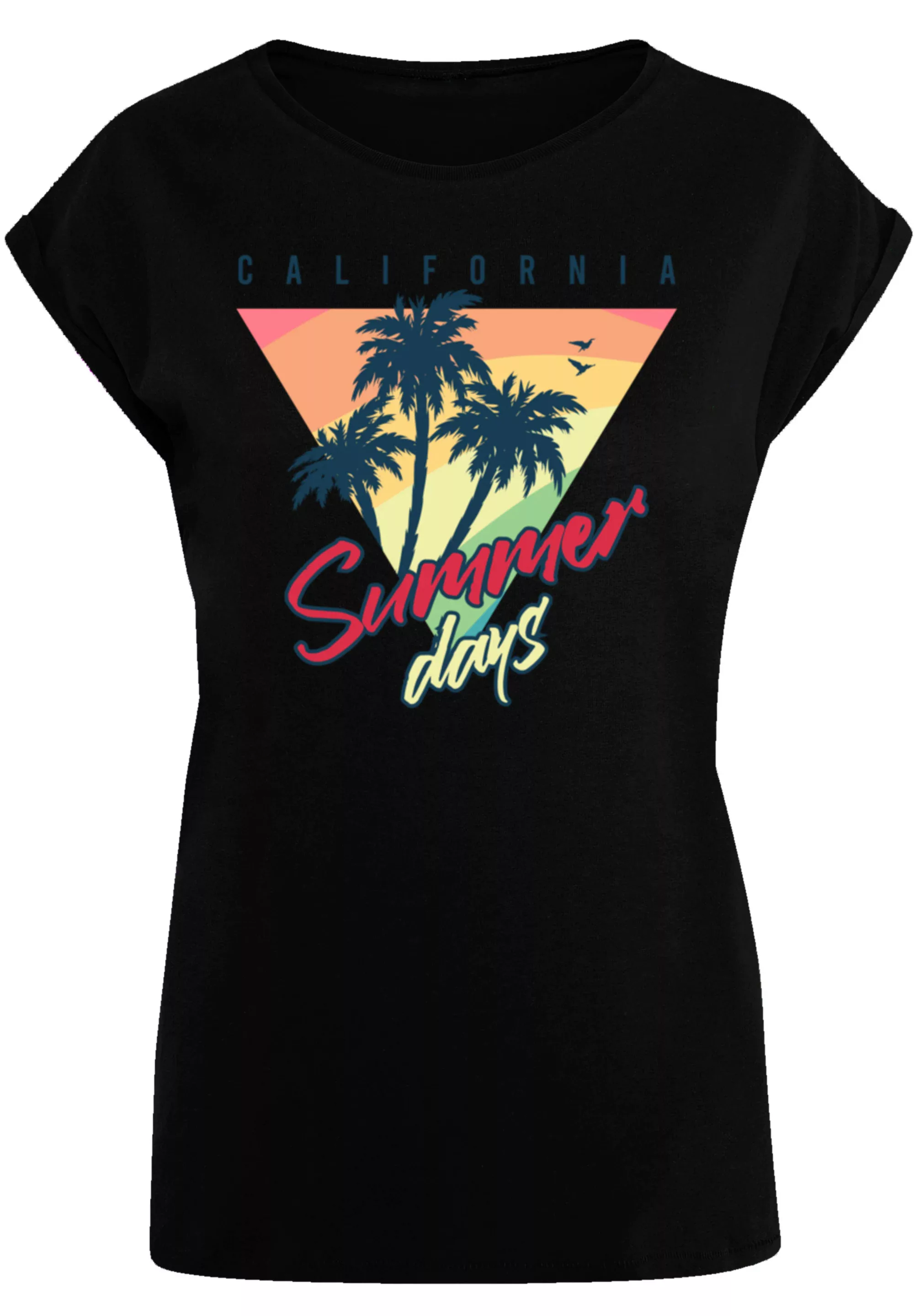 F4NT4STIC T-Shirt "California Palmen Retro", Premium Qualität günstig online kaufen
