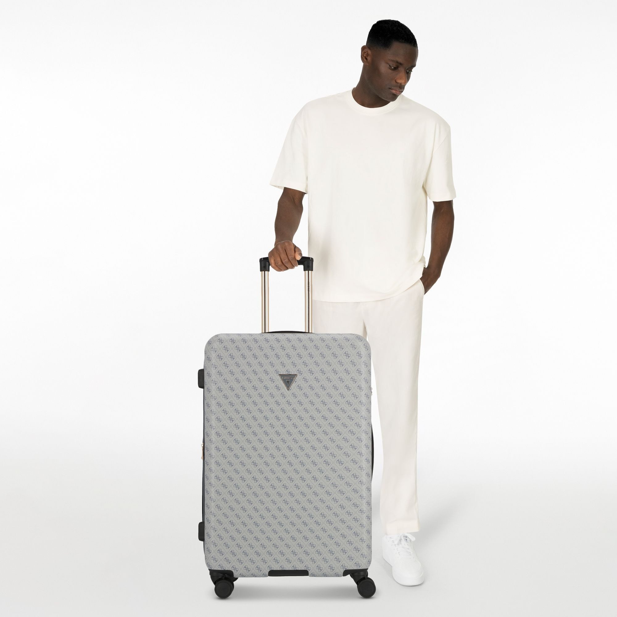 Guess Hartschalen-Trolley Jesco, 4 Rollen, ABS günstig online kaufen