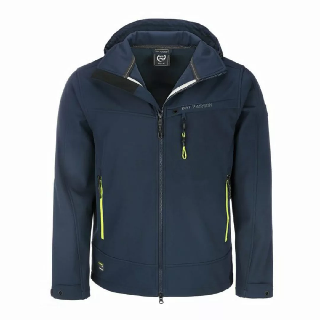 Dry Fashion Softshelljacke Herren Outdoor-Jacke Flensburg - Fleece-Innenfut günstig online kaufen