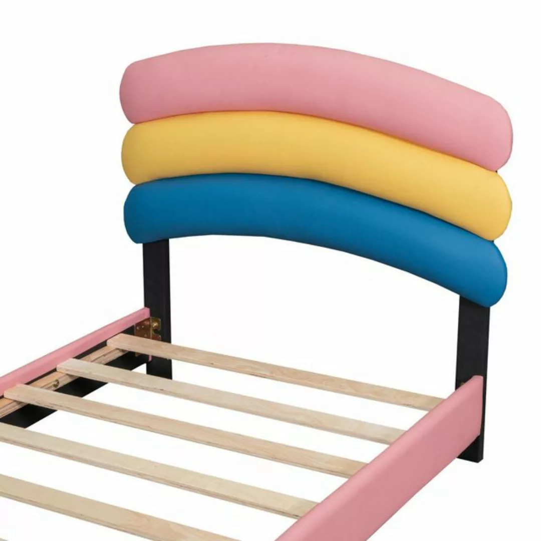OKWISH Kinderbett Gästebett Stauraumbett Polsterbett Bett (90*200cm, mit La günstig online kaufen